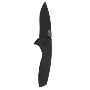 SOG Knives Aegis FLK 2.0 Folding Knife 3-1/4″ Drop Point Blade Black Blister