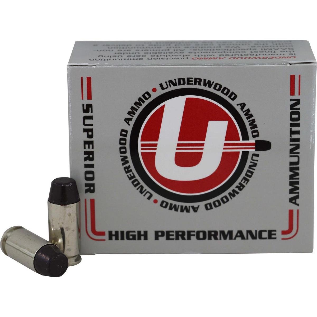 Underwood Ammo Hard Cast Flat Nose Handgun Ammunition 40 S&W 200gr FN 1000 fps 20/ct Underwood Ammo Hard Cast Flat Nose Handgun Ammunition 40 S&W 200gr FN 1000 fps 20/ct