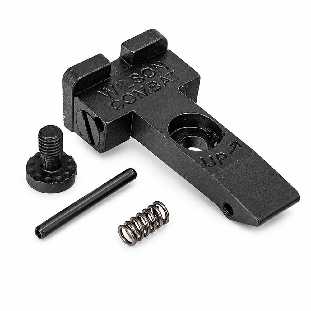 Wilson Combat Ruger GP100 Serrated Blade Handgun Sight Rear Square Notch Black Wilson Combat Ruger GP100 Serrated Blade Handgun Sight Rear Square Notch Black