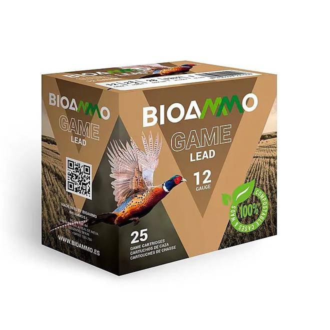 BIOAMMO Lead Game Dove & Pigeon Shotshells 12 ga 2-3/4″ 1-1/4 oz 1250 fps #6 25/ct BIOAMMO Lead Game Dove & Pigeon Shotshells 12 ga 2-3/4″ 1-1/4 oz 1250 fps #6 25/ct