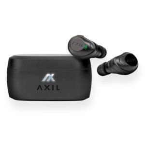 Axil XCOR Pro Digital Electronic Ear Buds with Bluetooth 21-23dB Black
