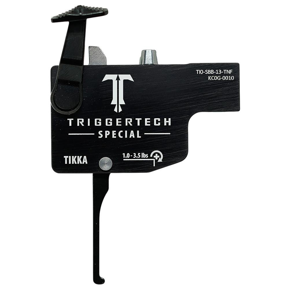 TriggerTech Special Tikka Rifle Trigger 1-3.5 lbs Flat RH Black TriggerTech Special Tikka Rifle Trigger 1-3.5 lbs Flat RH Black