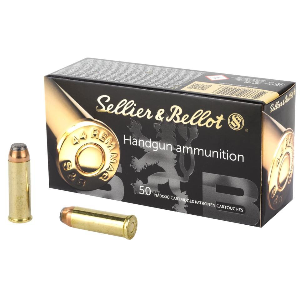 Sellier & Bellot Pistol & Revolver Ammo .44 Rem Mag Sp 240 gr 50/Box Sellier & Bellot Pistol & Revolver Ammo .44 Rem Mag Sp 240 gr 50/Box