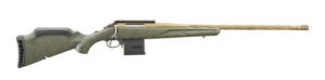 RUGER AMERICAN G2 PRED RFL 6.5CM 22″ T.B. SPIRAL BBL, GRN SPLTR,BRNT BRNZ 3RD