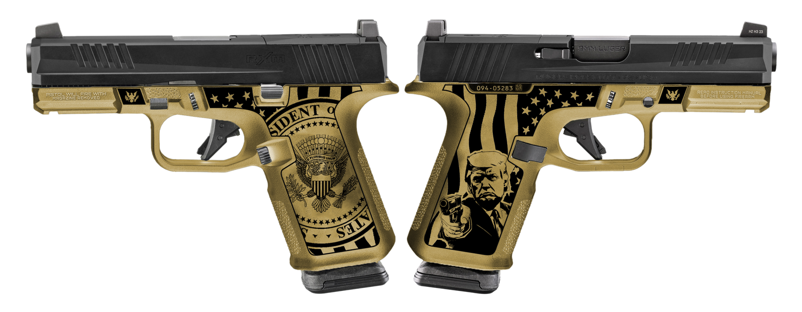 RUGER RXM 9MM PISTOL DON WICK 4″ BBL O.R. 2-15RD MAGS – ORION EXCLUSIVE RUGER RXM 9MM PISTOL DON WICK 4″ BBL O.R. 2-15RD MAGS – ORION EXCLUSIVE