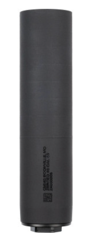 CMMG ZEROED 46 SUPPRESSOR .46 CALIBER 6.5" HUB COMPATIBLE