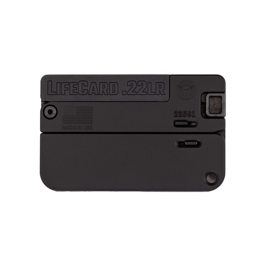 TRAILBLAZER FIREARMS LIFECARD 22LR BLACK/BLACK TRAILBLAZER FIREARMS LIFECARD 22LR BLACK/BLACK