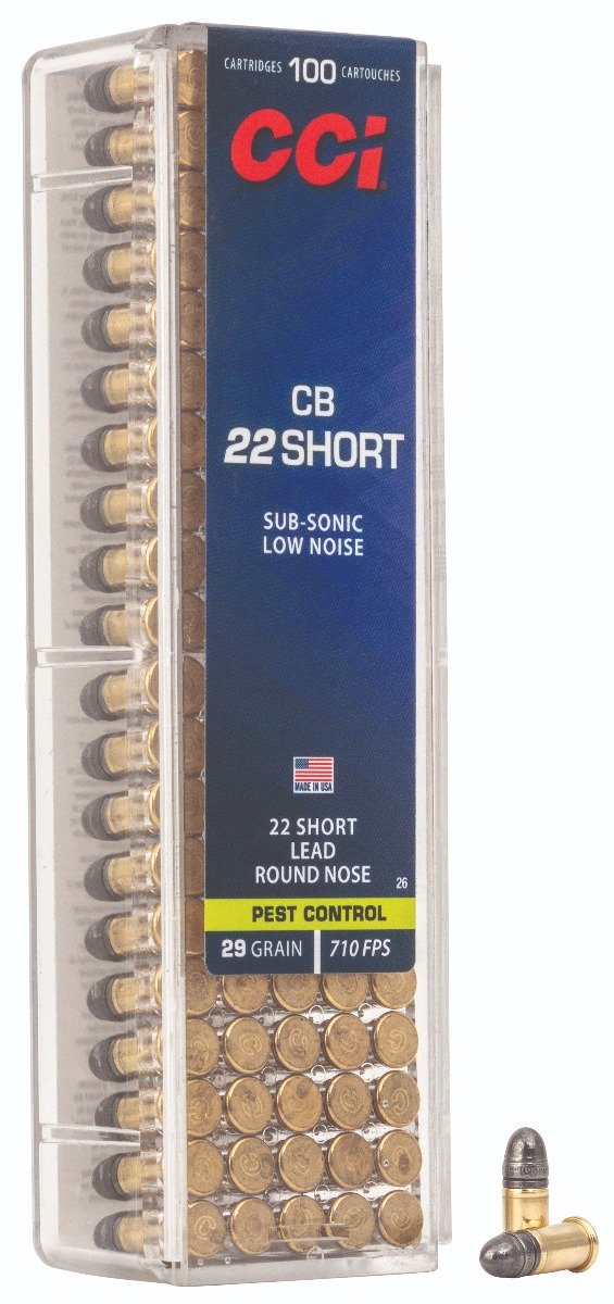 CCI 22CB SHORT 29GR LRN 100RD CCI 22CB SHORT 29GR LRN 100RD