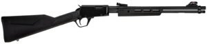 Rossi  Gallery  Pump 22 WMR 12+1 20″, Black, Polished Steel Barrel/Rec, Synthetic Stock, Fiber Optic Sights