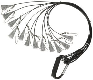 Higdon Outdoors 30328 Battleship Rig  Black 48″ Long 12 Pack