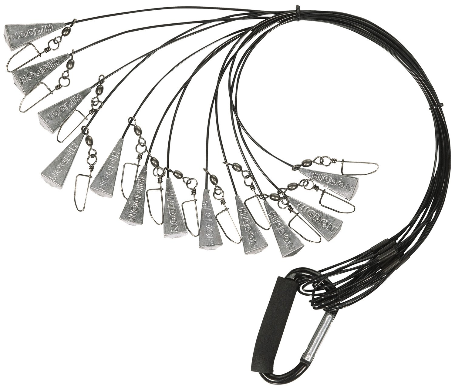 Higdon Outdoors 30328 Battleship Rig Black 48" Long 12 Pack