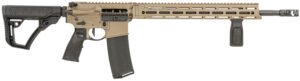 Daniel Defense 0212811090047 DDM4 V7 Pro 5.56x45mm NATO 18" 30+1, FDE Rec, Black OEM Overmolded Stock & Grip, Geissele Trigger