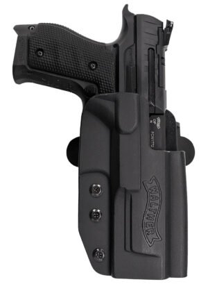 Walther Arms 5130217 PPQ  Q5 Match Steel Frame OWB Holster Black Kydex Belt Slide