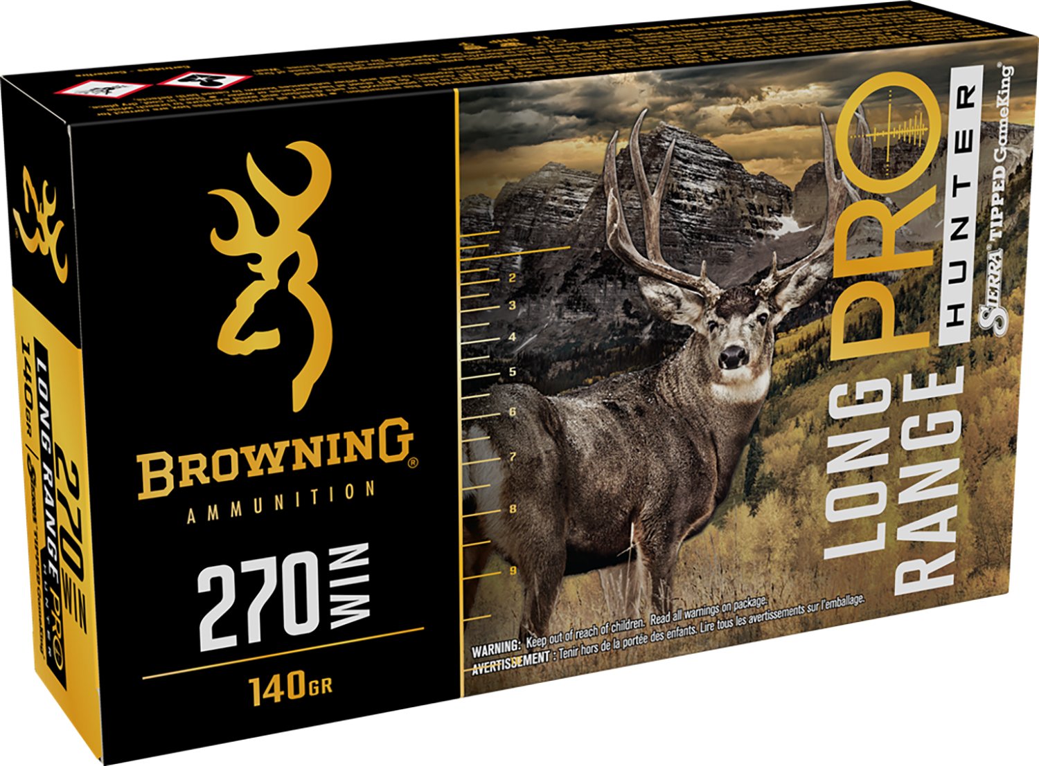 Browning Ammo B192502702 Long Range Pro 270Win 140gr 20 Per Box/10 Case Browning Ammo B192502702 Long Range Pro 270Win 140gr 20 Per Box/10 Case