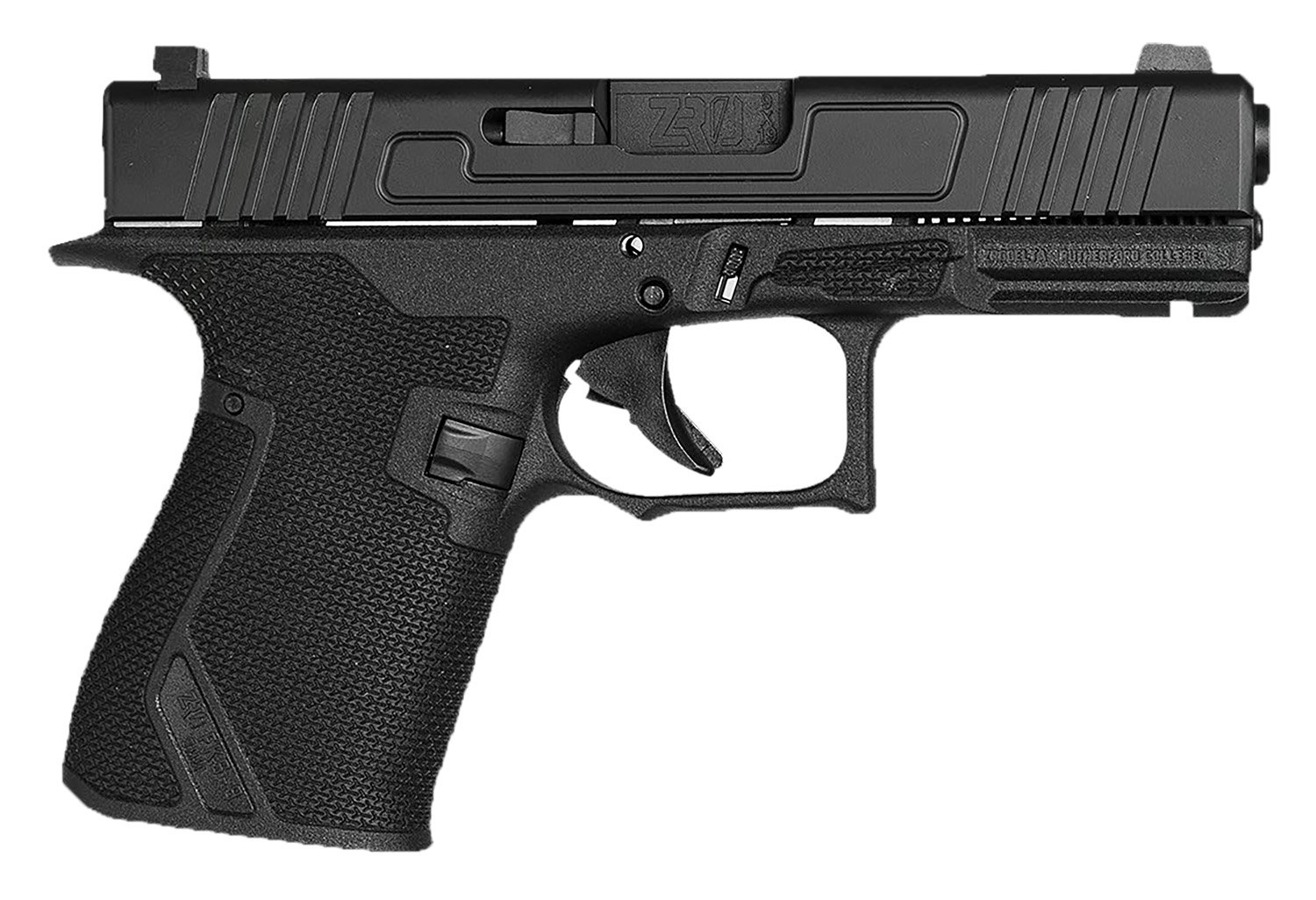 ZRO Delta 755000329990 FKS-9 Standard 9mm Luger 15+1 4″ Black Nitride Match Grade Barrel, Black Nitride Serrated Slide, Polymer Frame w/Accessory Rail, Black Polymer Grip ZRO Delta 755000329990 FKS-9 Standard 9mm Luger 15+1 4″ Black Nitride Match Grade Barrel, Black Nitride Serrated Slide, Polymer Frame w/Accessory Rail, Black Polymer Grip