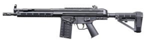 PTR K3PBR3080101 K3P BR 7.62x51mm/308 Win 20+1 12.50″ Black Threaded Barrel, Black Powdercoat Aluminum Receiver w/Picatinny Rail, M-LOK Handguard, Black Polymer SBA4 Brace, Black Polymer Grip