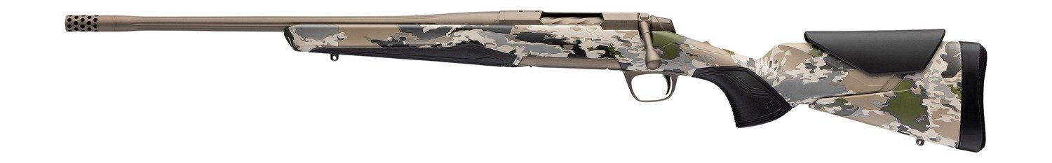 Browning 036124294 X-Bolt 2 Speed SPR Full Size 6.5 PRC 3+1 20″ Smoked Bronze Cerakote Fluted Threaded Barrel, Steel Drilled & Tapped Receiver, Ovix Camo w/Black Overmold Adj Comb & LOP Synthetic Sto Browning 036124294 X-Bolt 2 Speed SPR Full Size 6.5 PRC 3+1 20″ Smoked Bronze Cerakote Fluted Threaded Barrel, Steel Drilled & Tapped Receiver, Ovix Camo w/Black Overmold Adj Comb & LOP Synthetic Sto