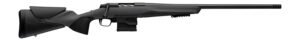 Browning 036130218 X-Bolt 2 Hunter LR 308 Win 6+1 22″ Matte Blued Threaded Barrel & Steel Drilled & Tapped Receiver, Matte Black Adj Vari-Tech Synthetic Stock, Right Hand