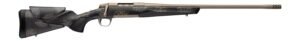 Browning 036142297 X-Bolt 2 Speed HD Full Size 300 PRC 3+1 26″ Smoked Bronze Cerakote Fluted Threaded Barrel, Smoked Bronze Cerakote Steel Drilled & Tapped Receiver, Bronze/Gray Camo w/Black Overmold