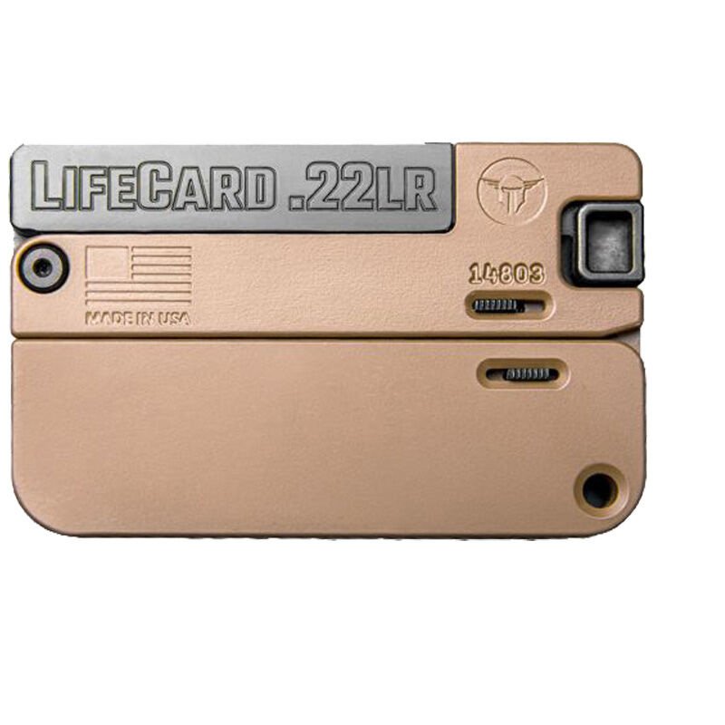 TBZR Lifecard 22lr Polymer handle Brown TBZR Lifecard 22lr Polymer handle Brown