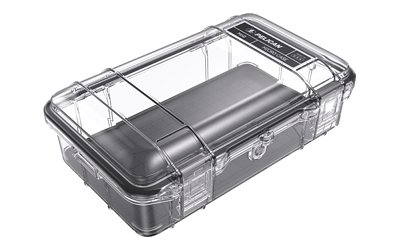 PELICAN M60 MICRO CASE BLACK/CLEAR PELICAN M60 MICRO CASE BLACK/CLEAR