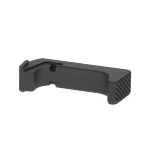 Rival Arms RA72G004A Magazine Release  Extended Black Anodized Aluminum for Glock 43X, 48