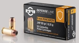 PRIVI 9×18 Makarov JHP 95Gr 50Rds Ammo