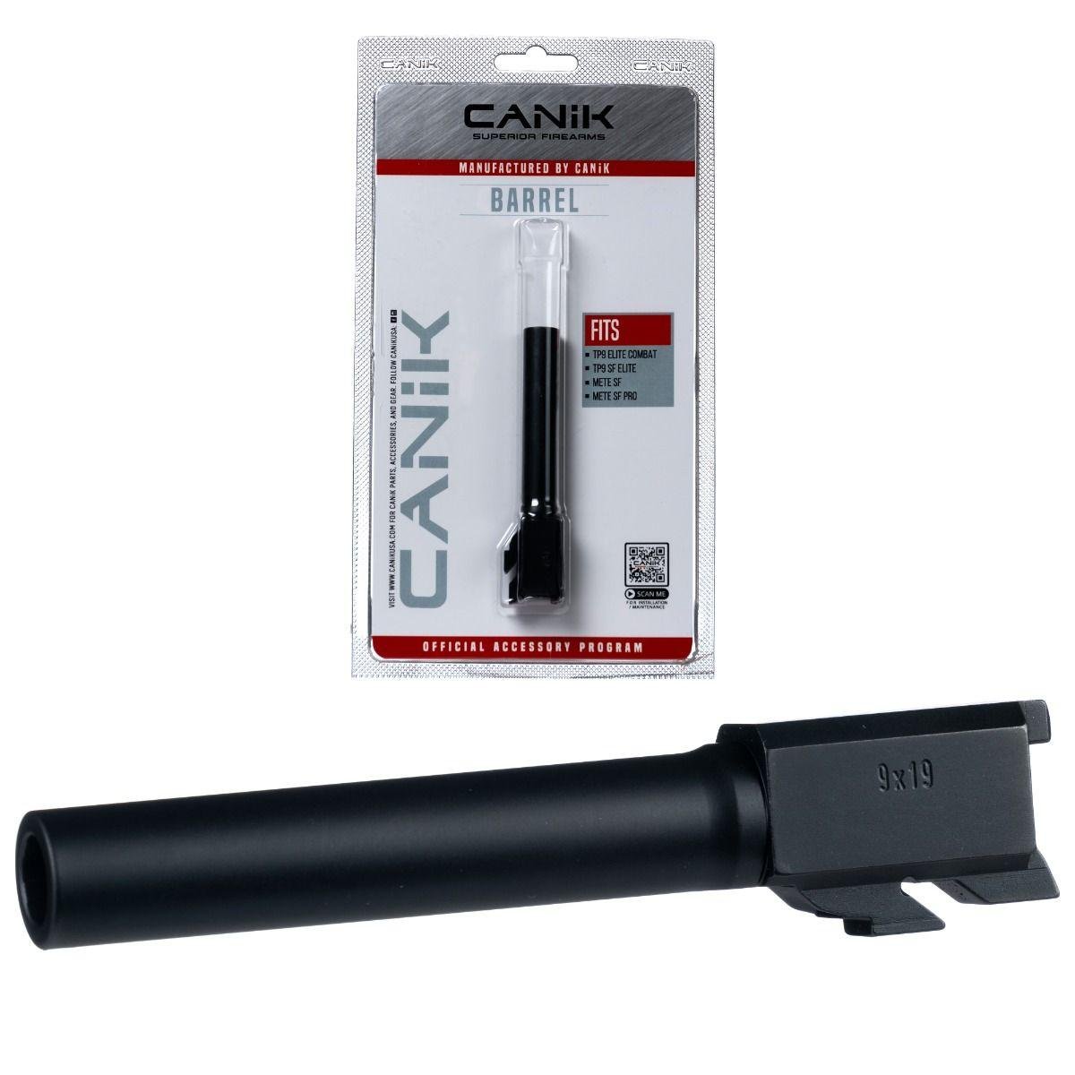 Canik Steel Drop in Barrel for Select 9mm Canik Pistols Compact Black Canik Steel Drop in Barrel for Select 9mm Canik Pistols Compact Black