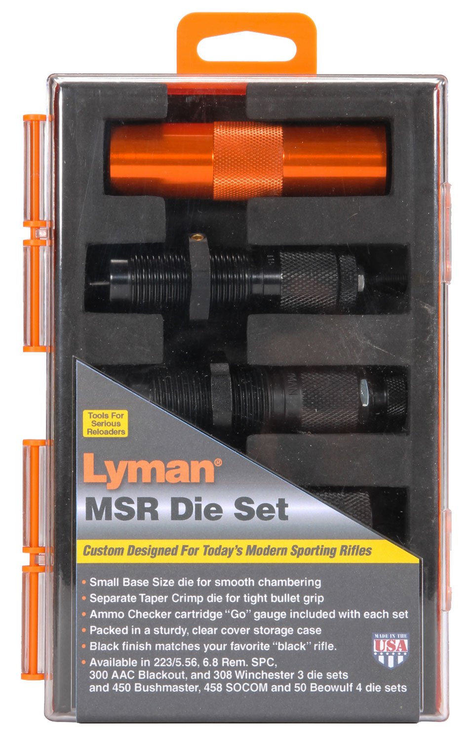 Lyman 7690112 MSR Precision Die System 4-Die Set 50 Beowulf Lyman 7690112 MSR Precision Die System 4-Die Set 50 Beowulf