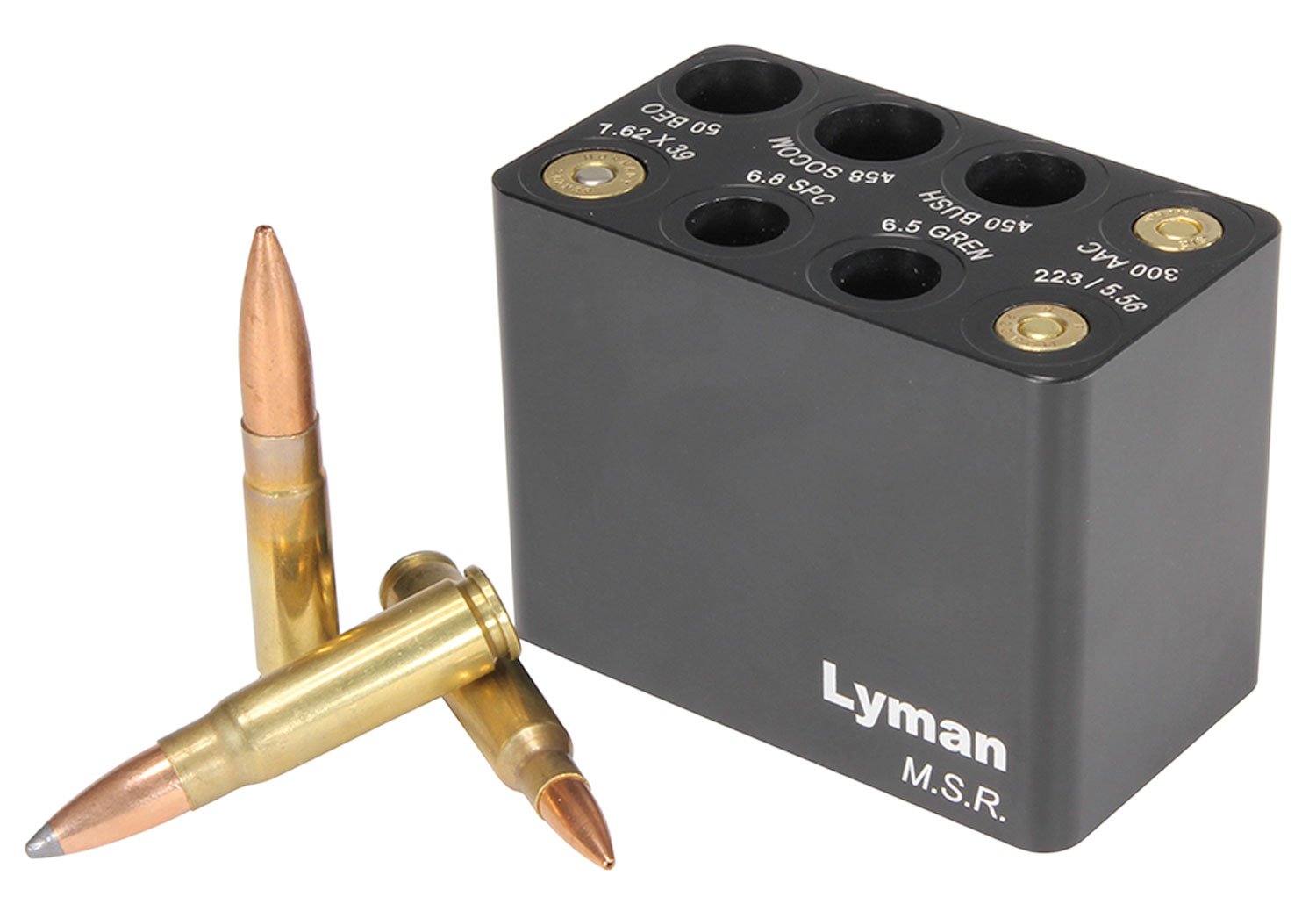 Lyman 7833003 MSR Ammo Checker Block Black Multi Rifle Firearm Lyman 7833003 MSR Ammo Checker Block Black Multi Rifle Firearm