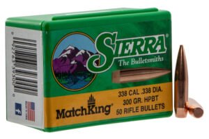 Sierra 9300T MatchKing  338Cal 300gr Hollow Point Boat Tail 50/Box