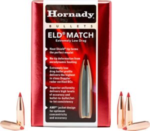 Hornady 263311   6.5mm .264 140gr Extremely Low Drag-Match 500 Per Box/6 Case