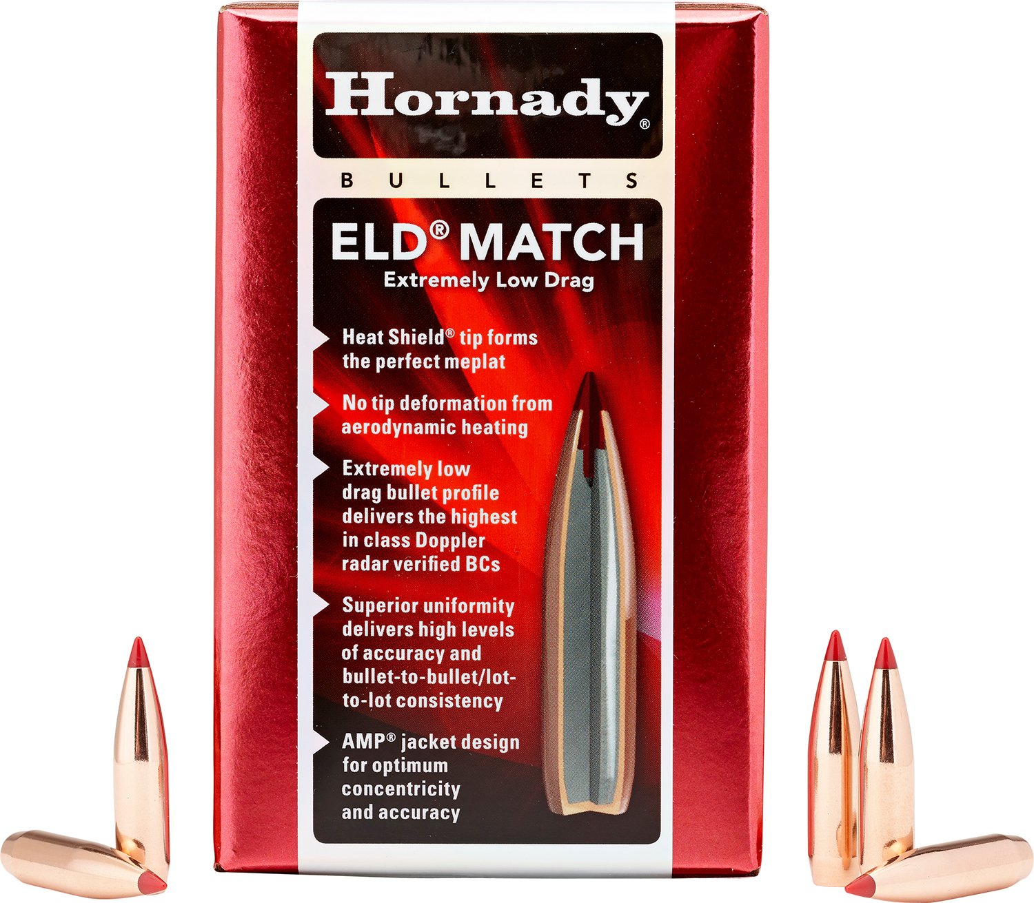 Hornady 263311 6.5mm .264 140gr Extremely Low Drag-Match 500 Per Box/6 Case Hornady 263311 6.5mm .264 140gr Extremely Low Drag-Match 500 Per Box/6 Case