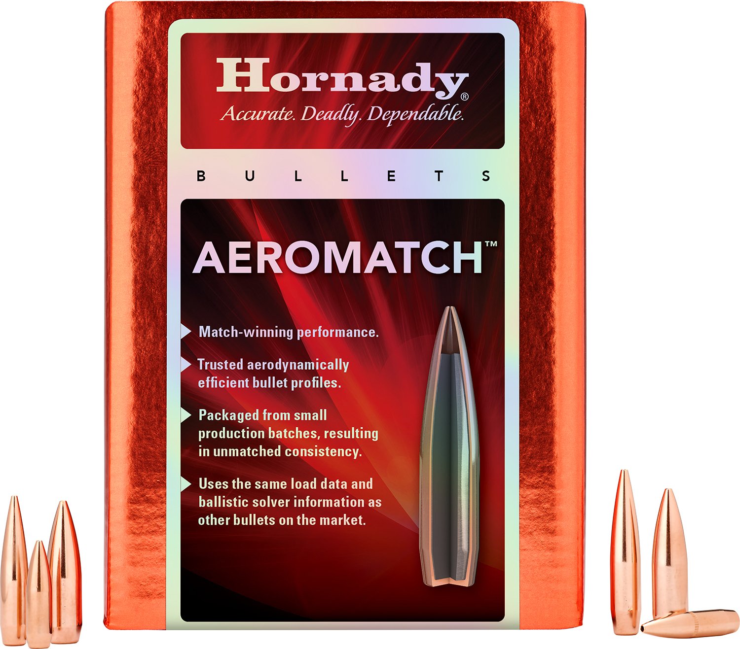 Hornady 305071 30Cal .308 168gr Hollow Point Boat Tail 500 Per Box/6 Case Hornady 305071 30Cal .308 168gr Hollow Point Boat Tail 500 Per Box/6 Case