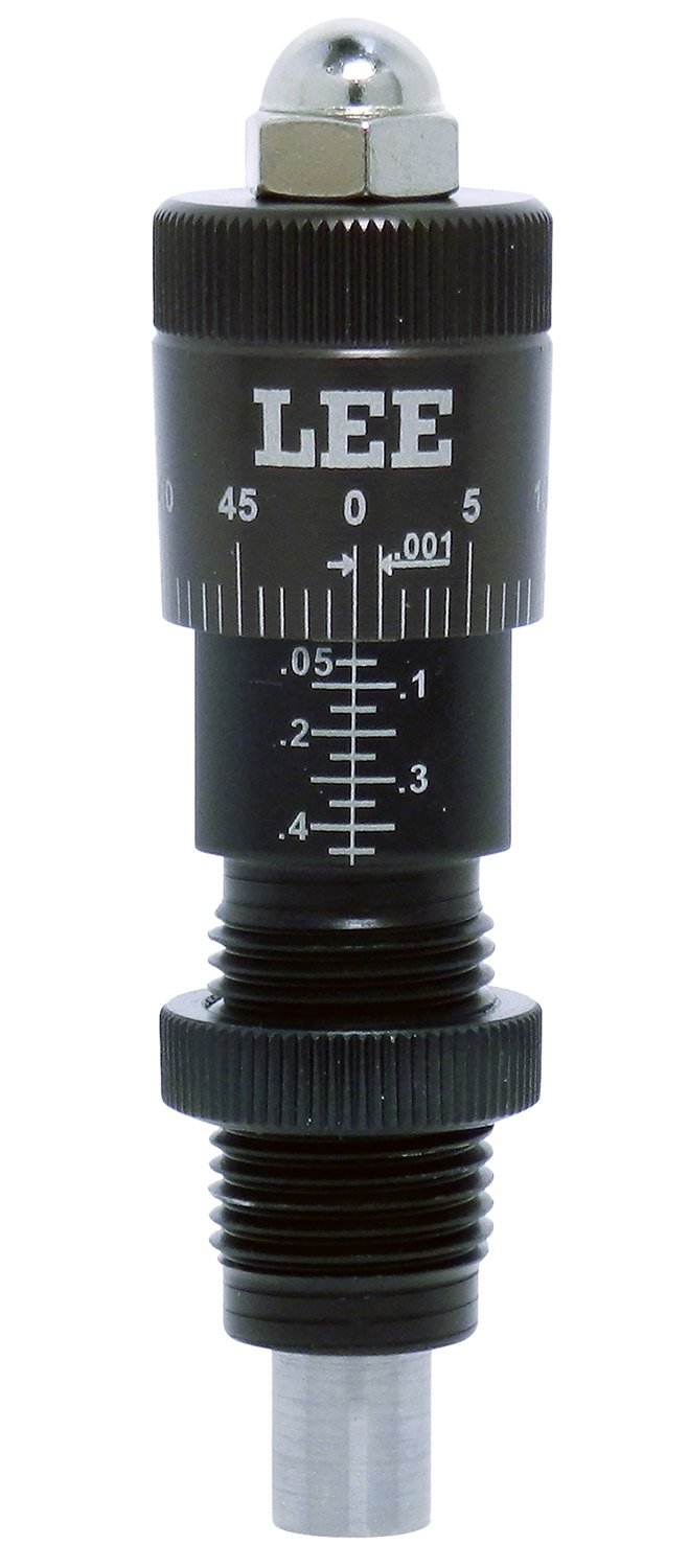 Lee Precision 92128 Micrometer Factory Crimp Adapter Black/Clear 9mm Pistol Firearm Lee Precision 92128 Micrometer Factory Crimp Adapter Black/Clear 9mm Pistol Firearm