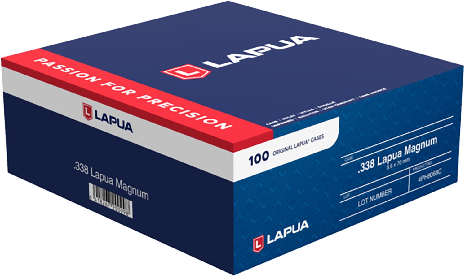 Berger Bullets 4PH8068C Unprimed Cases 338 Lapua Mag Rifle Brass 100/Box Berger Bullets 4PH8068C Unprimed Cases 338 Lapua Mag Rifle Brass 100/Box