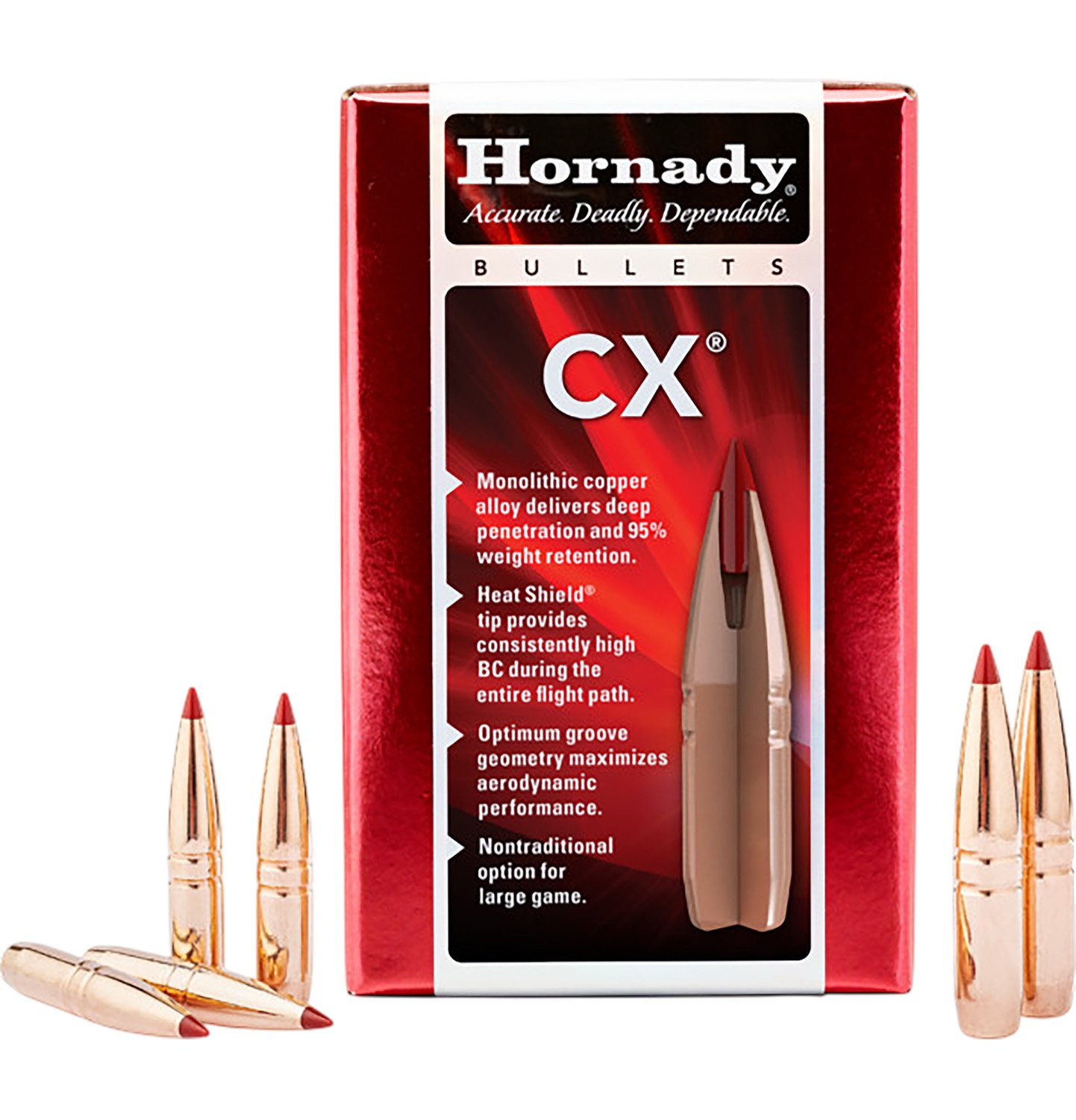 Hornady 33283 CX 338Cal 240gr 50 Per Box/15Case Hornady 33283 CX 338Cal 240gr 50 Per Box/15Case