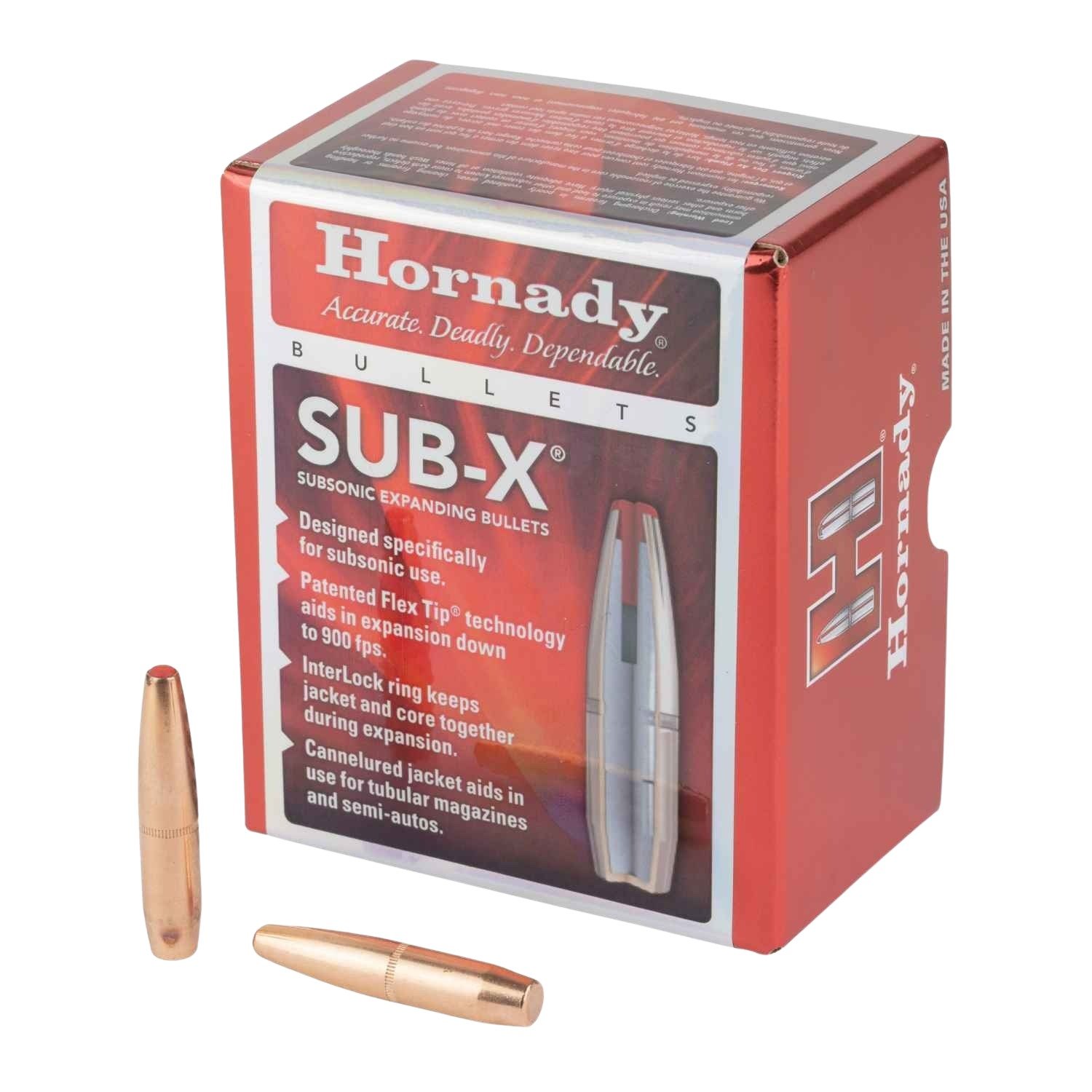 Hornady 33394 Sub-X 338Cal 307gr 50 Per Box/15Case Hornady 33394 Sub-X 338Cal 307gr 50 Per Box/15Case