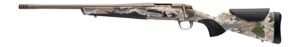 Browning 036124297 X-Bolt 2 Speed SPR Full Size 300 PRC 3+1 22″ Smoked Bronze Cerakote Fluted Threaded Barrel, Steel  Drilled & Tapped Receiver, Ovix Camo w/Black Overmold Adj Comb & LOP Synthetic Sto