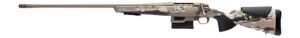 Browning 036127294 X-Bolt 2 Speed LR Full Size 6.5 PRC 5+1 26″ Smoked Bronze Cerakote Fluted & Steel Drilled & Tapped Receiver, Picatinny Rail Forend, Ovix Camo w/Black Overmold Adj Comb & LOP Synthet