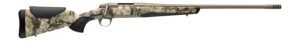 Browning 036138226 X-Bolt 2 Speed 30-06 Springfield 4+1 22″ Smoked Bronze Cerakote Fluted Threaded Barrel & Steel Drilled & Tapped Receiver, Kryptek Obskura Transitional Camo Adj Vari-Tech Synthetic S