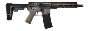 Shark Coast Tactical SCC07527VIK-P Viking 5.56 NATO 30+1 10.50″ Black Nitride Threaded Barrel, Aluminum Receiver w/Picatinny Rail, M-LOK Handguard, Polymer SB Tactical SBA3 Brace, Magpul MOE Grip, Rig