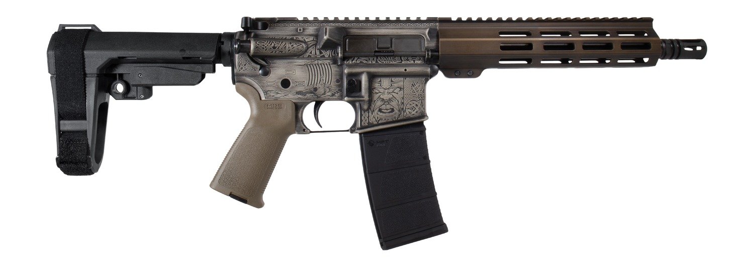 Shark Coast Tactical SCC07527VIK-P Viking 5.56 NATO 30+1 10.50″ Black Nitride Threaded Barrel, Aluminum Receiver w/Picatinny Rail, M-LOK Handguard, Polymer SB Tactical SBA3 Brace, Magpul MOE Grip, Rig Shark Coast Tactical SCC07527VIK-P Viking 5.56 NATO 30+1 10.50″ Black Nitride Threaded Barrel, Aluminum Receiver w/Picatinny Rail, M-LOK Handguard, Polymer SB Tactical SBA3 Brace, Magpul MOE Grip, Rig