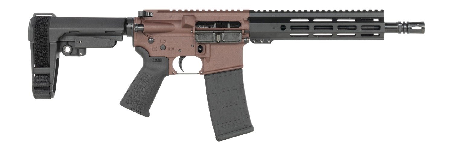 Shark Coast Tactical SCC07190HOLM-P Holmes 5.56 NATO 30+1 10.50″ Black Nitride Threaded Barrel, Aluminum Receiver w/Picatinny Rail, M-LOK Handguard, Polymer SB Tactical SBA3 Brace, Polymer Grip Shark Coast Tactical SCC07190HOLM-P Holmes 5.56 NATO 30+1 10.50″ Black Nitride Threaded Barrel, Aluminum Receiver w/Picatinny Rail, M-LOK Handguard, Polymer SB Tactical SBA3 Brace, Polymer Grip