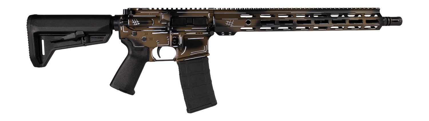 Shark Coast Tactical SCC101969ABRZ Anime-15 5.56 NATO 30+1 16″ Black Nitride Threaded Barrel, Bronze Cerakote Aluminum Receiver w/Picatinny Rail, M-LOK Handguard, Magpul Collapsible Black Polymer Sto Shark Coast Tactical SCC101969ABRZ Anime-15 5.56 NATO 30+1 16″ Black Nitride Threaded Barrel, Bronze Cerakote Aluminum Receiver w/Picatinny Rail, M-LOK Handguard, Magpul Collapsible Black Polymer Sto
