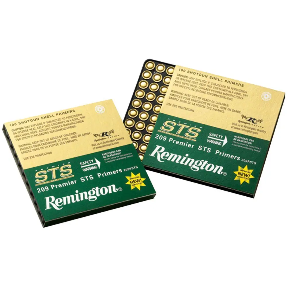 REMINGTON PRIMER 209 PREMIER STS C.PACK 100 RD/BX 20 BX/CS (BOX UOM) REMINGTON PRIMER 209 PREMIER STS C.PACK 100 RD/BX 20 BX/CS (BOX UOM)