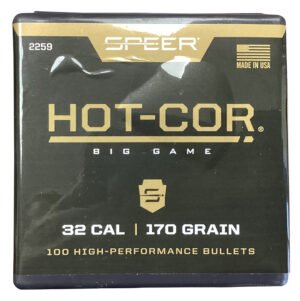 Speer 2259 Hot-Cor  32Cal 170gr Soft Point Flat Nose 100 Per Box/5 Case