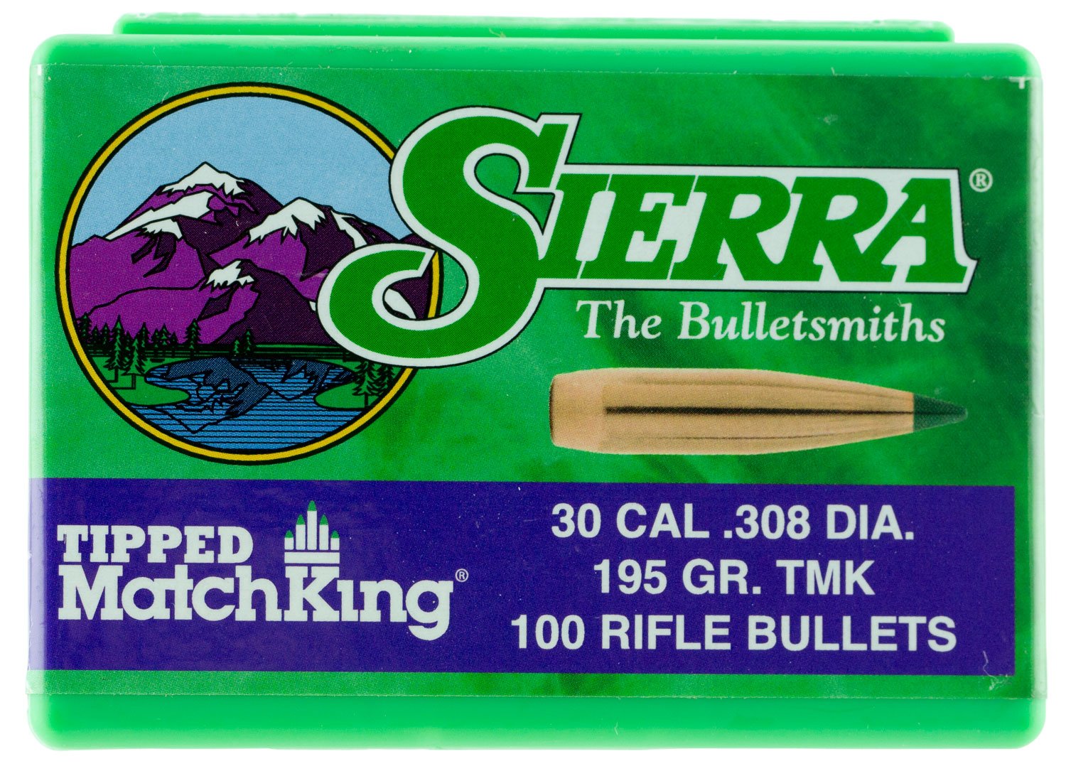 Sierra 7795 Tipped MatchKing 30Cal 155gr Tipped MatchKing 100/Box Sierra 7795 Tipped MatchKing 30Cal 155gr Tipped MatchKing 100/Box