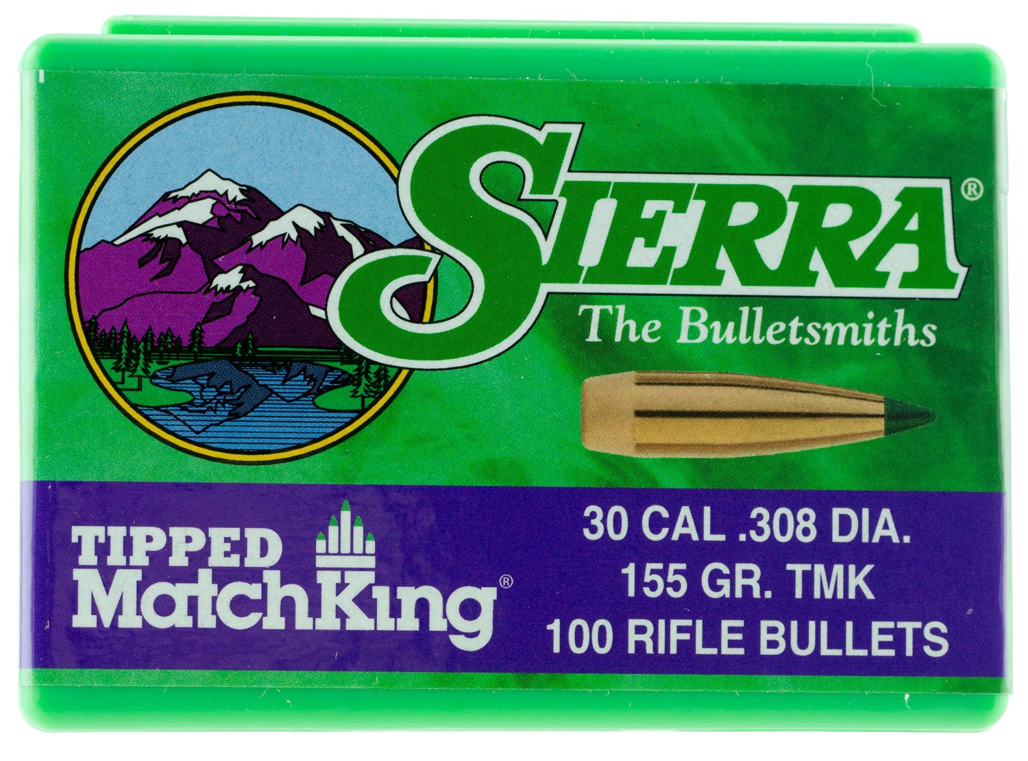 Sierra 7755 Tipped MatchKing 30Cal 155gr Tipped MatchKing 100/Box Sierra 7755 Tipped MatchKing 30Cal 155gr Tipped MatchKing 100/Box