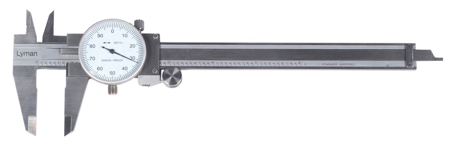 Lyman 7832212 Dail Caliper Multi-Caliber Stainless Steel Lyman 7832212 Dail Caliper Multi-Caliber Stainless Steel
